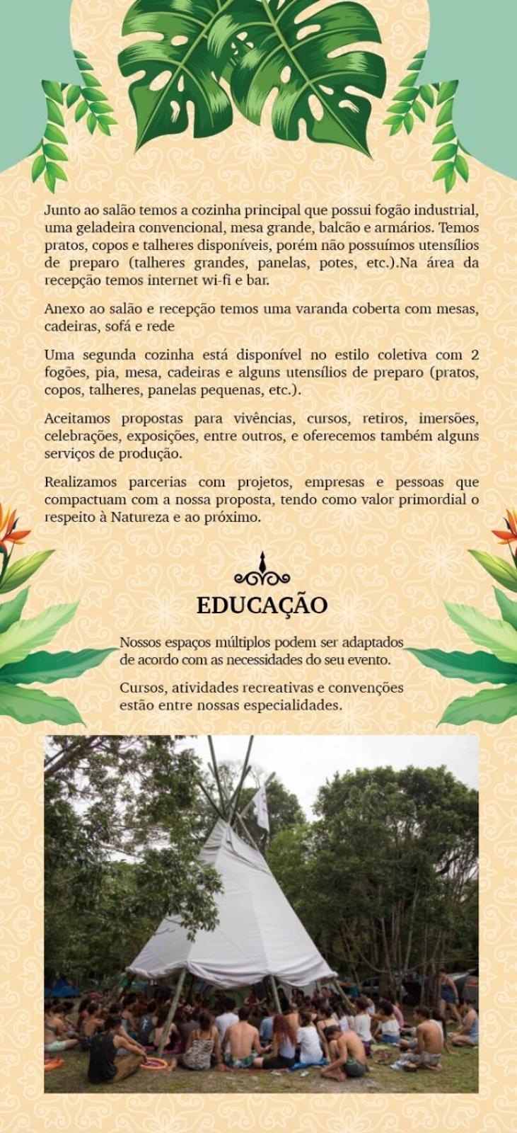 Namaste Pousada E Camping Cananéia Eksteriør billede